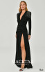 Alfa Beta 6314 Black Side Dress