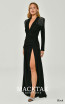 Alfa Beta 6314 Black Side Dress
