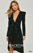Alfa Beta 6315 Black Cocktail Dress