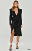 Alfa Beta 6315 Black Front Dress