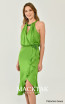 Alfa Beta B6318 Pistachio Green Detail Dress