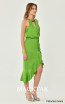 Alfa Beta B6318 Pistachio Green Side Dress