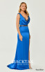 Alfa Beta B6320 Royal Blue Side Dress