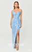 Alfa Beta B6321 Blue Front Dress