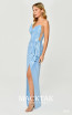 Alfa Beta B6321 Blue Side Dress