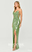 Alfa Beta B6321 Green Side Dress