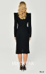 Alfa Beta B6325 Black Back Dress