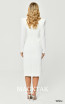 Alfa Beta B6325 White Back Dress