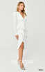 Alfa Beta B6325 White Side Dress
