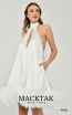 Alfa Beta B6327 White Detail Dress