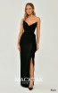 Alfa Beta B6334 Black Front Dress