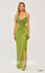 Alfa Beta B6334 Green Front Dress