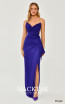 Alfa Beta B6334 Purple Front Dress
