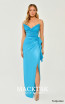 Alfa Beta B6334 Turquoise Front Dress