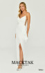 Alfa Beta B6334 White Side Dress
