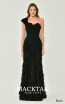 Alfa Beta B6338 Black Front Dress