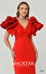 Alfa Beta B6339 Red Detail Dress