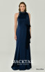 Alfa Beta B6342 Navy Blue Front Dress