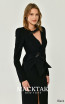 Alfa Beta B6344 Black Detail Dress