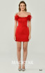Alfa Beta B6345 Red Dress