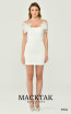 Alfa Beta B6345 White Dress