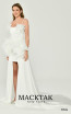 Alfa Beta B6345 White Satin Dress