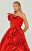 Alfa Beta B6354 Red Detail Dress