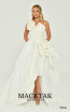 Alfa Beta B6354 White Front Dress