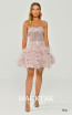 Alfa Beta B6366 Pink Front Dress