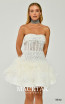 Alfa Beta B6366 White Dress