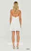 Alfa Beta B6367 White Back Dress