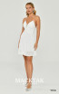 Alfa Beta B6367 White Side Dress