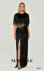 Alfa Beta B6375 Black Front Dress