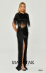 Alfa Beta B6375 Black Side Dress