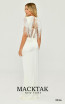 Alfa Beta B6375 White Back Dress