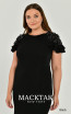 Alfa Beta B6380 Black Detail Dress