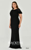 Alfa Beta B6380 Black Side Dress