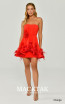 Alfa Beta B6381 Orange Front Dress