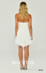 Alfa Beta B6381 White Back Dress