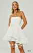 Alfa Beta B6381 White Detail Dress
