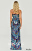Alfa Beta B6388 Navy Blue Back Dress