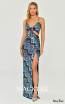 Alfa Beta B6388 Navy Blue Front Dress