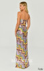 Alfa Beta B6388 Purple Back Dress