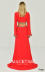 Alfa Beta B6398 Orange Back Dress