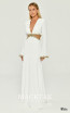 Alfa Beta B6398 White Side Dress