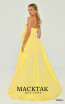 Alfa Beta B6426 Yellow Back Dress