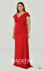 Alfa Beta B6429 Red Side Dress