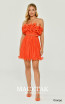 Alfa Beta B6434 Orange Front Dress