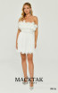 Alfa Beta B6434 White Front Dress