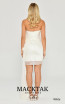 Alfa Beta B6447 White Back Dress